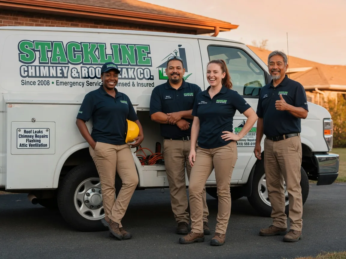Chimney flashing repair company in Mascot, VA